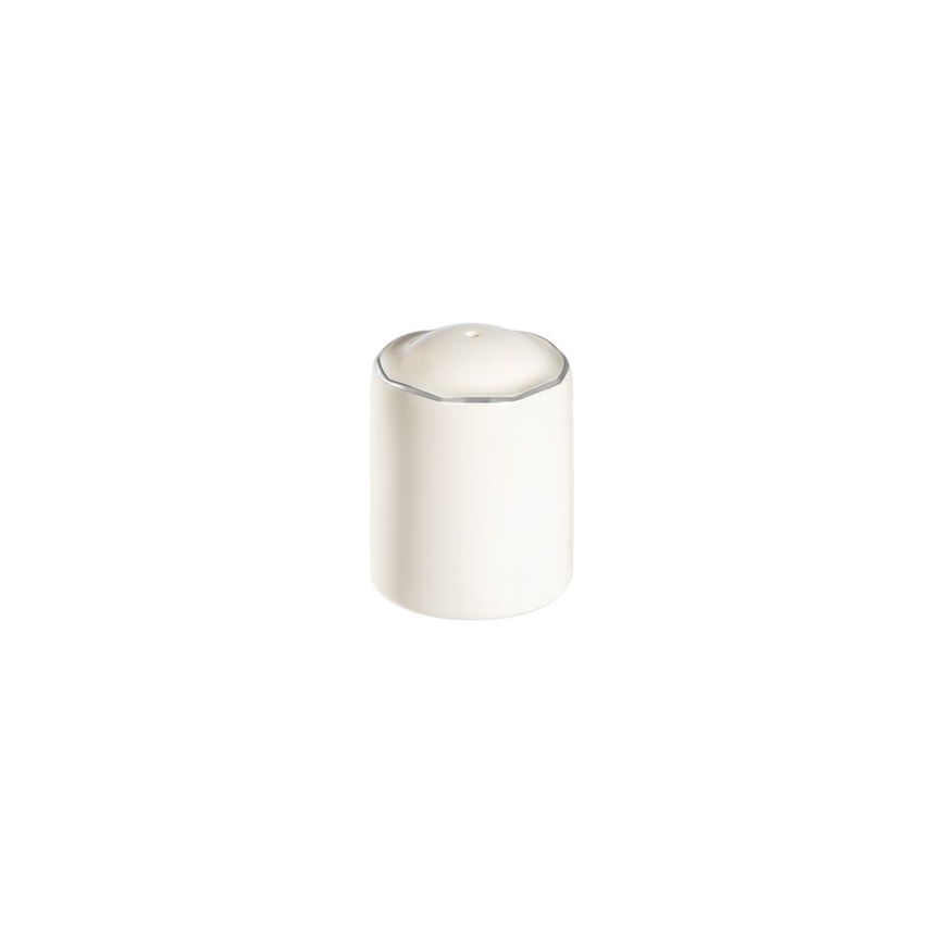 53-dielna jedálenská súprava, biela/strieborná, porcelánová