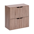 5five - Komoda TIDY 68x68x32 cm hnedá