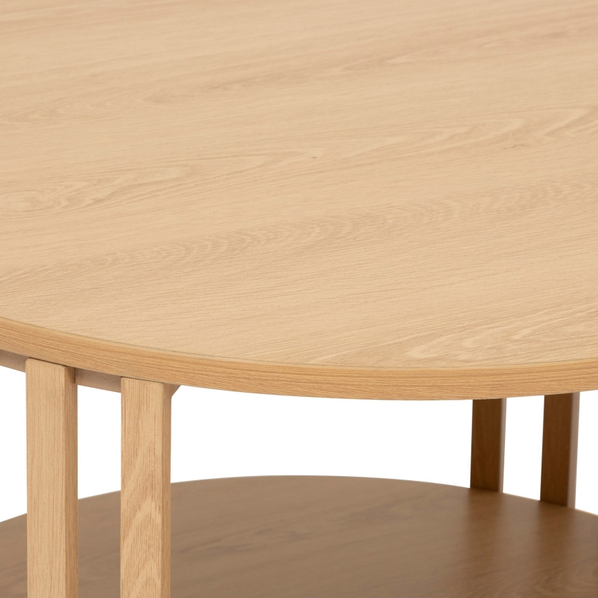 5five - Konferenčný stolík VINKY pr. 60 cm hnedá