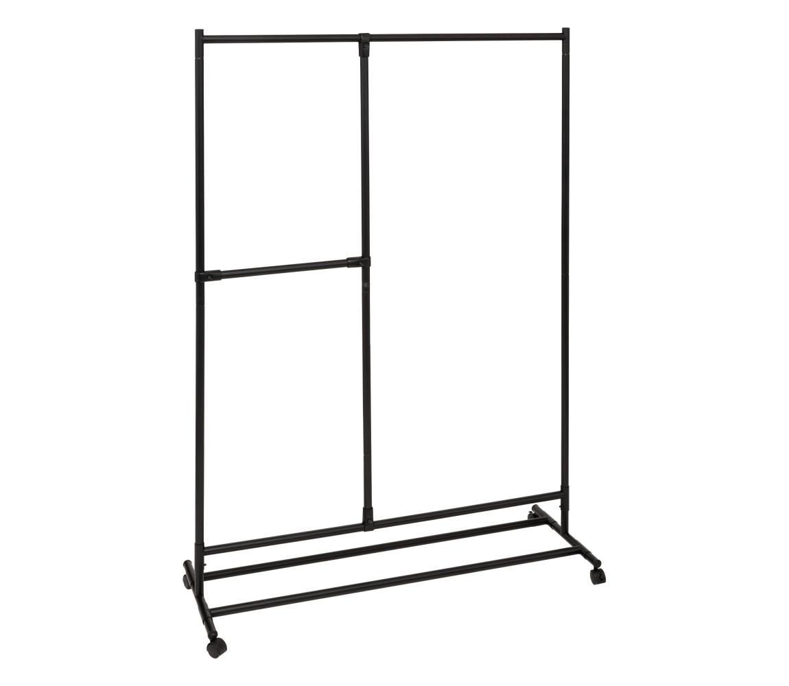 5five - Stojanový vešiak KENY 173x117 cm čierny 209347