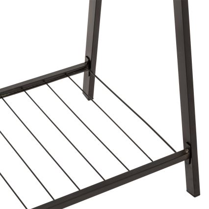 5five - Stojanový vešiak METY 145x98 cm čierny