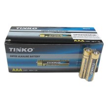 60 ks Alkalická batéria TINKO AAA 1,5V