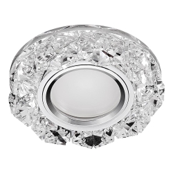 71094 - Podhľadové svietidlo CRYSTAL FIX 1xGU10/50W+LED/3W