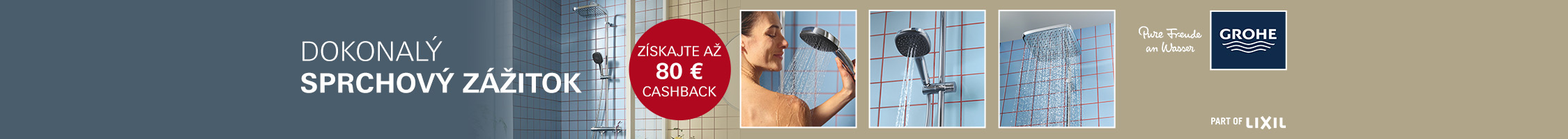 Grohe cashback - sprchy