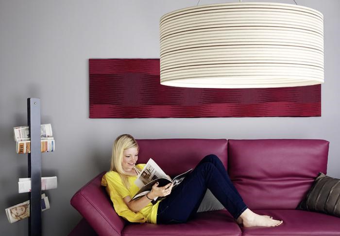 Originálne osvetlenie s tienidlami na lustre