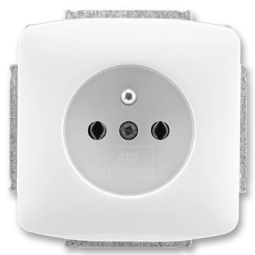 ABB 5518A-A2349 B - Domáca zásuvka bez rámčeka TANGO 250V biela