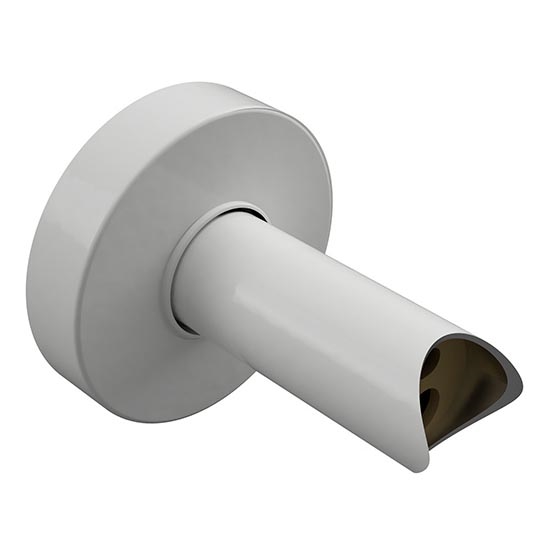 Adaptér na sušáky 6,4x6,4 cm biely