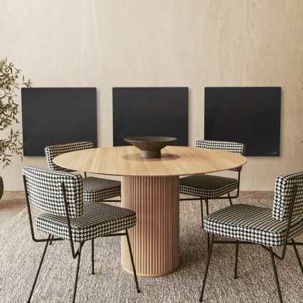 AENO - Inteligentný elektrický infračervený panel 500W časovač/termostat Wi-Fi čierna