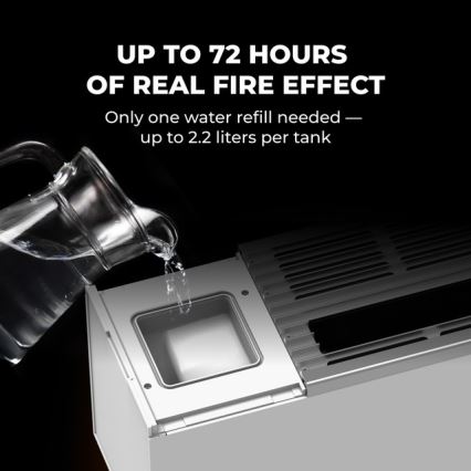 AENO - Inteligentný elektrický priamotop/konvektor 1000/2000W biela