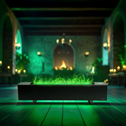 AENO - Inteligentný elektrický priamotop/konvektor 1000/2000W čierna