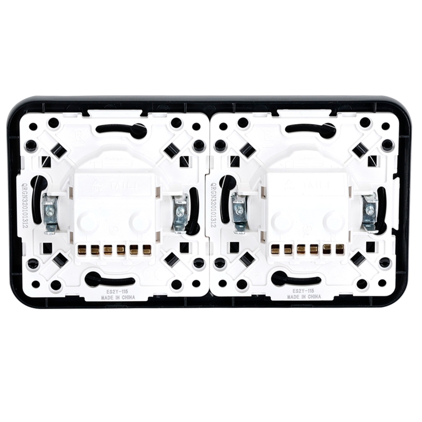 Aigostar - Domáca zásuvka 2× SCHUKO 250 V / 16 A