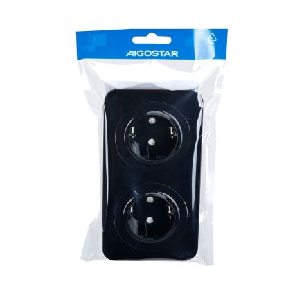 Aigostar - Domáca zásuvka 2× SCHUKO 250 V / 16 A