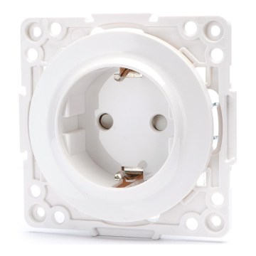 Aigostar - Domová zásuvka bez rámčeka SCHUKO 250V/16A biela