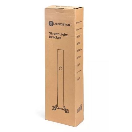 Aigostar - Držiak pre pouličnú lampu 48,9 cm čierna
