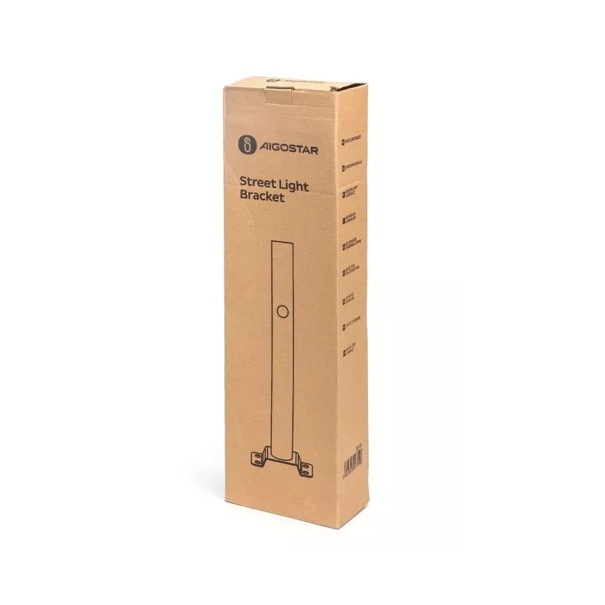 Aigostar - Držiak pre pouličnú lampu 48,9 cm čierna