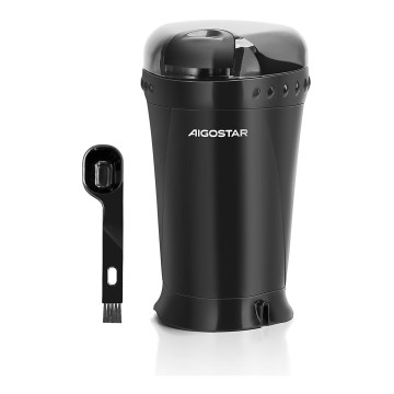 Aigostar - Elektrický mlynček na kávu 60g 200W/230V čierna