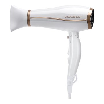 Aigostar - Fén s ionizátorom 2200W/230V biela