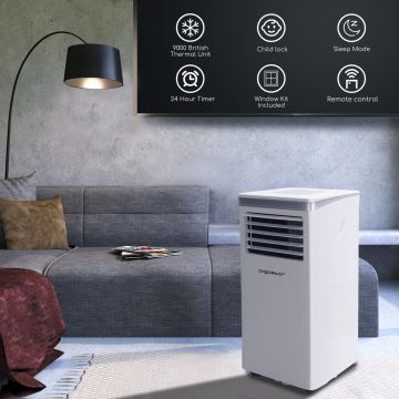 Aigostar - Inteligentná mobilná klimatizácia 1003W/230V Wi-Fi + DO