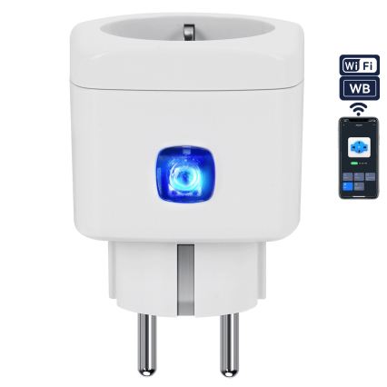 Aigostar - Inteligentná zásuvka F 2300 W Wi-Fi Tuya