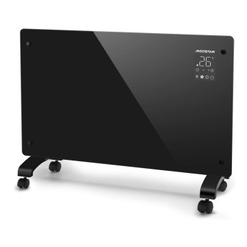 Aigostar - Inteligentný elektrický priamy ohrievač/konvektor s LCD displejom ECO/1000/2000W Wi-Fi