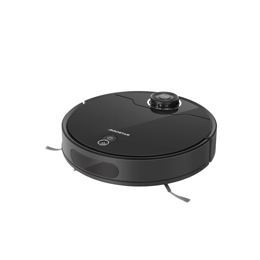 Aigostar - Inteligentný robotický vysávač 2v1 12W/230V 3300mAh Wi-Fi čierna