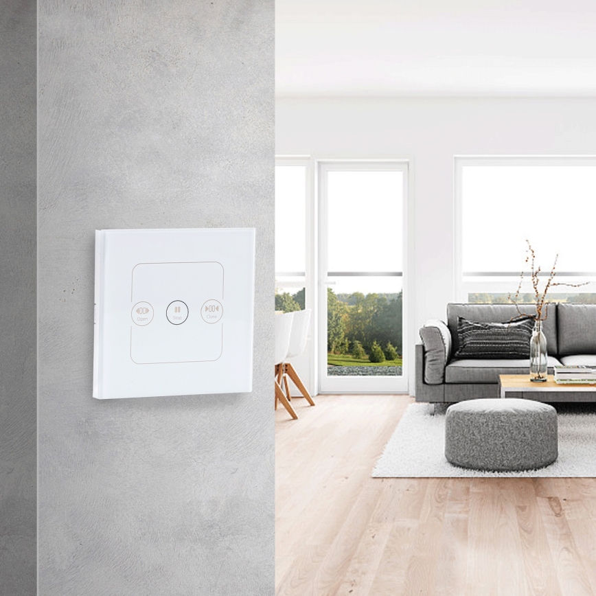 Aigostar - Inteligentný vypínač na ovládanie žalúzií 230 V Wi-Fi Tuya
