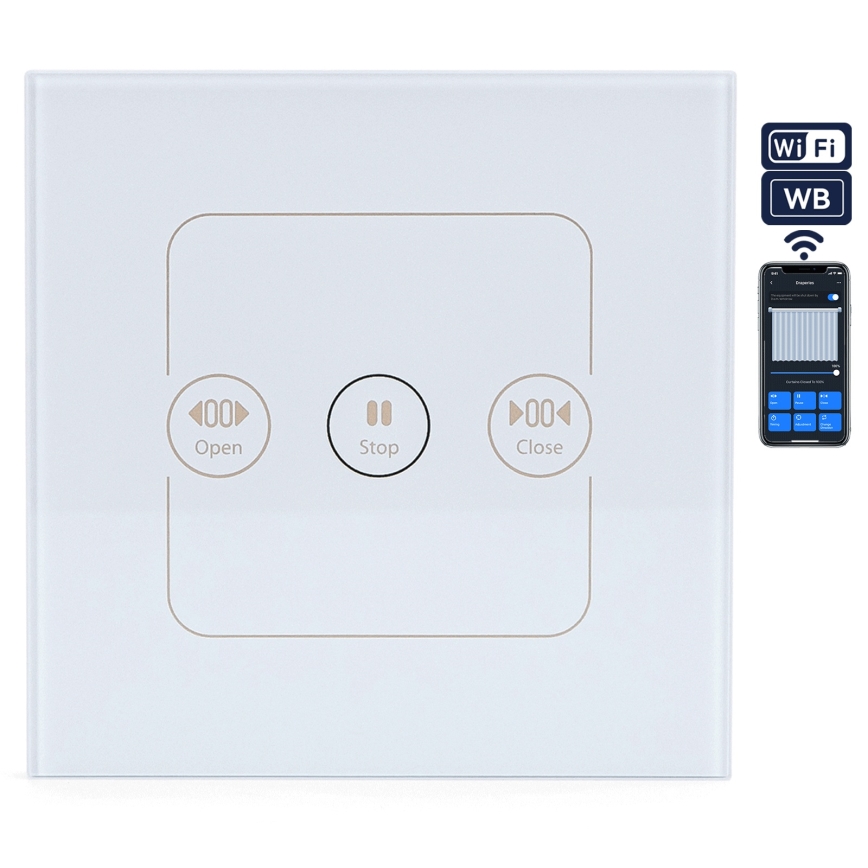 Aigostar - Inteligentný vypínač na ovládanie žalúzií 230 V Wi-Fi Tuya