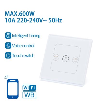Aigostar - Inteligentný vypínač na ovládanie žalúzií 230 V Wi-Fi Tuya