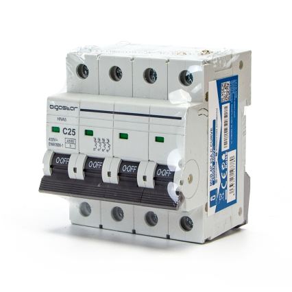 Aigostar - Istič 4-pólový 4P-25A-C 400V