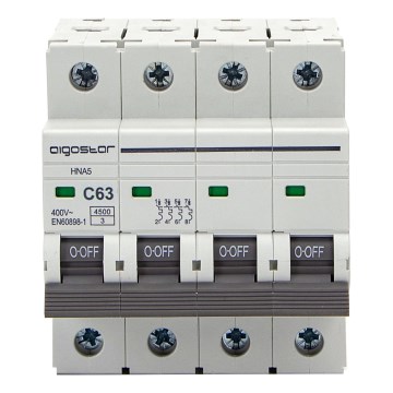 Aigostar - Istič 4-pólový 4P-63A-C 400V
