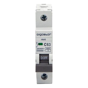 Aigostar - Jednofázový istič 1P-63A-C 230-400V