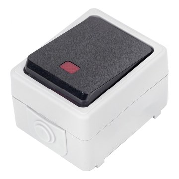Aigostar - jednotlačidlový vypínač IP54
