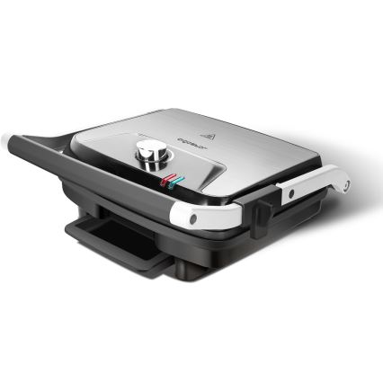 Aigostar - Kontaktný gril 2200W/230V matný chróm/čierna