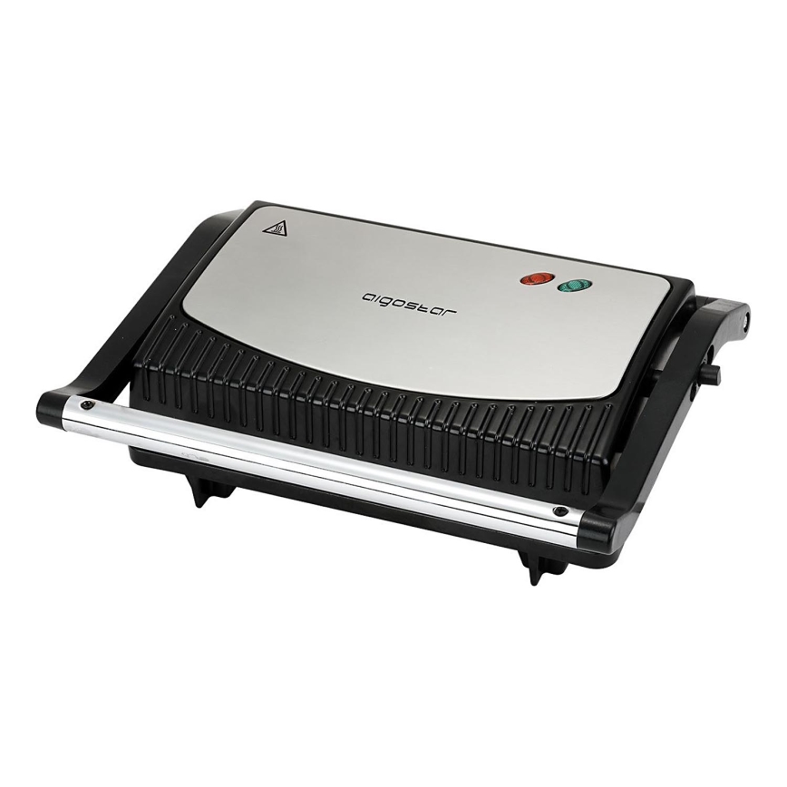 Aigostar - Kontaktný gril 800W/230V čierna/matný chróm