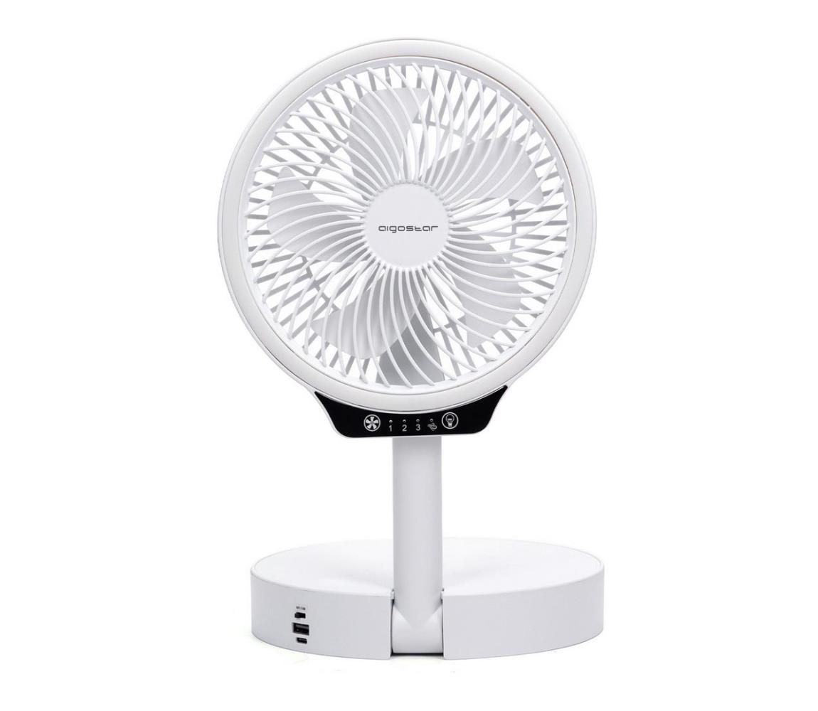 B.V.  - LED bezdrôtový skladací látor s USB portom 6,5 W/5 V 8000 mAh 330100A4T