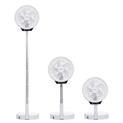 Aigostar - LED bezdrôtový skladací ventilátor s USB portom 6,5 W/5 V 8000 mAh