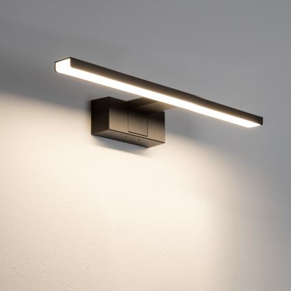 Aigostar - LED Kúpeľňové osvetlenie zrkadla LED/8W/230V 4000K 40 cm IP44 čierna