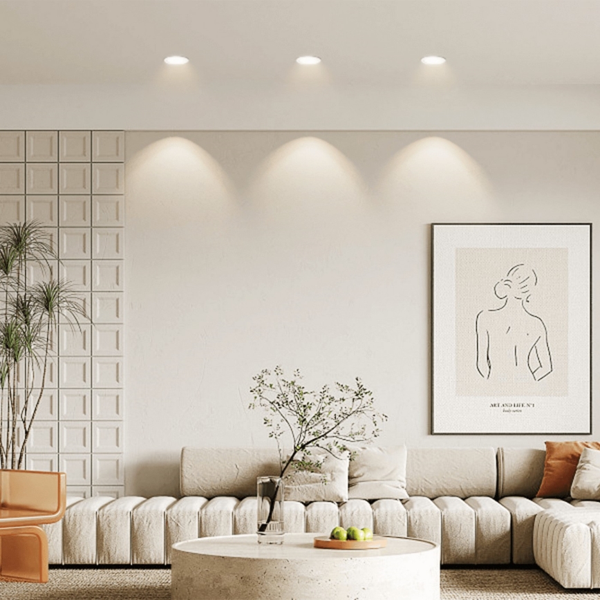 Aigostar - LED Kúpeľňové podhľadové svietidlo LED/4,8W/230V 4000K biela IP65