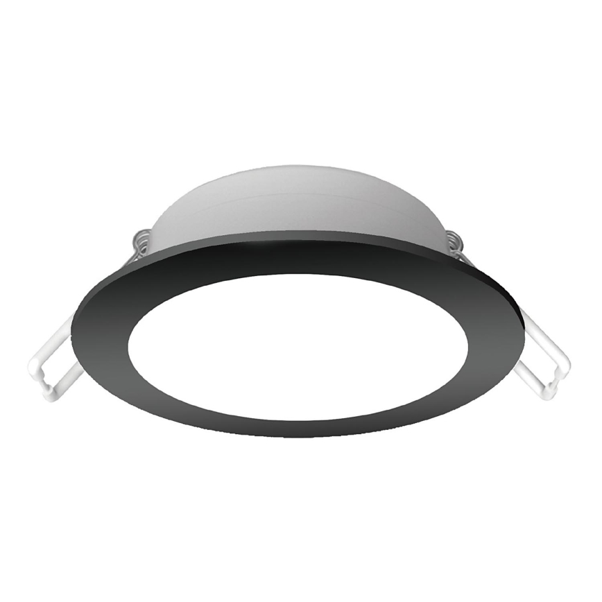 Aigostar - LED Kúpeľňové podhľadové svietidlo LED/4,8W/230V 6500K čierna IP65