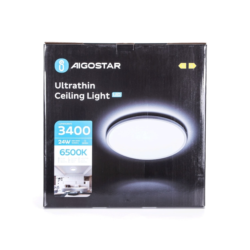 Aigostar - LED Kúpeľňové stropné svietidlo LED/24W/230V 6500K pr. 40 cm IP44