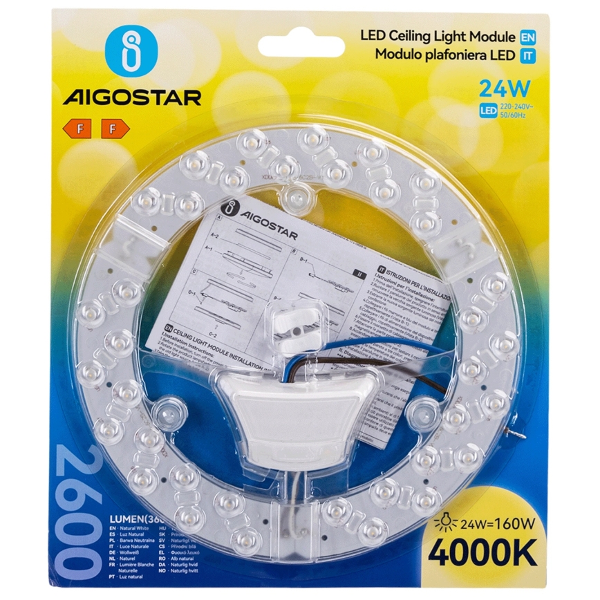 Aigostar - LED magnetický modul 24W/230V 4000K