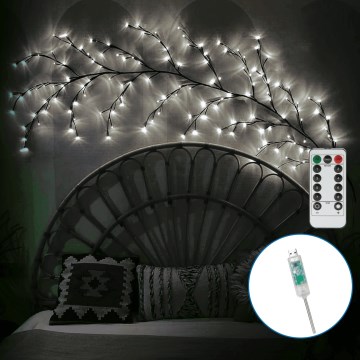 Aigostar - LED Nástenná dekorácia 144xLED/5W/5V studená biela