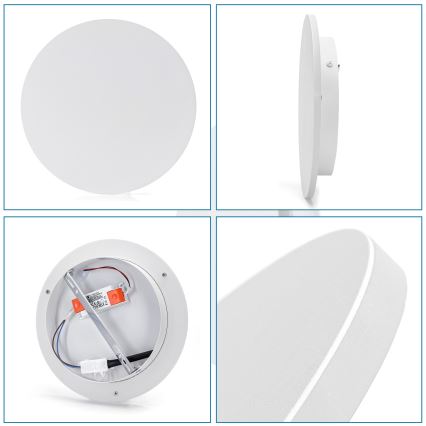 Aigostar - LED nástenné svietidlo LED/12W/230V 6500K 25 cm biela