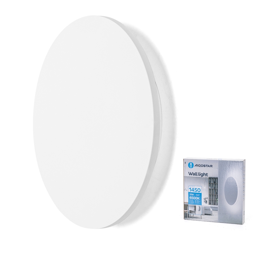 Aigostar - LED nástenné svietidlo LED/12W/230V 6500K 25 cm biela