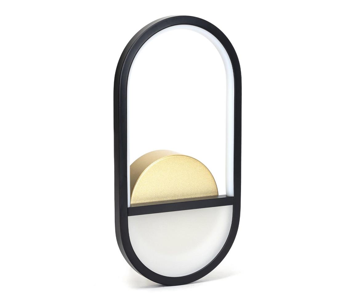 B.V. - LED Nástenné svietidlo LED/13,5W/230V 2700K čierna/zlatá