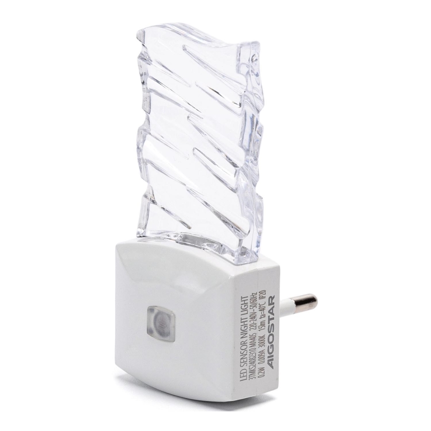 Aigostar - LED Nočné svetlo so senzorom súmraku LED/0,2W/230V 3000K