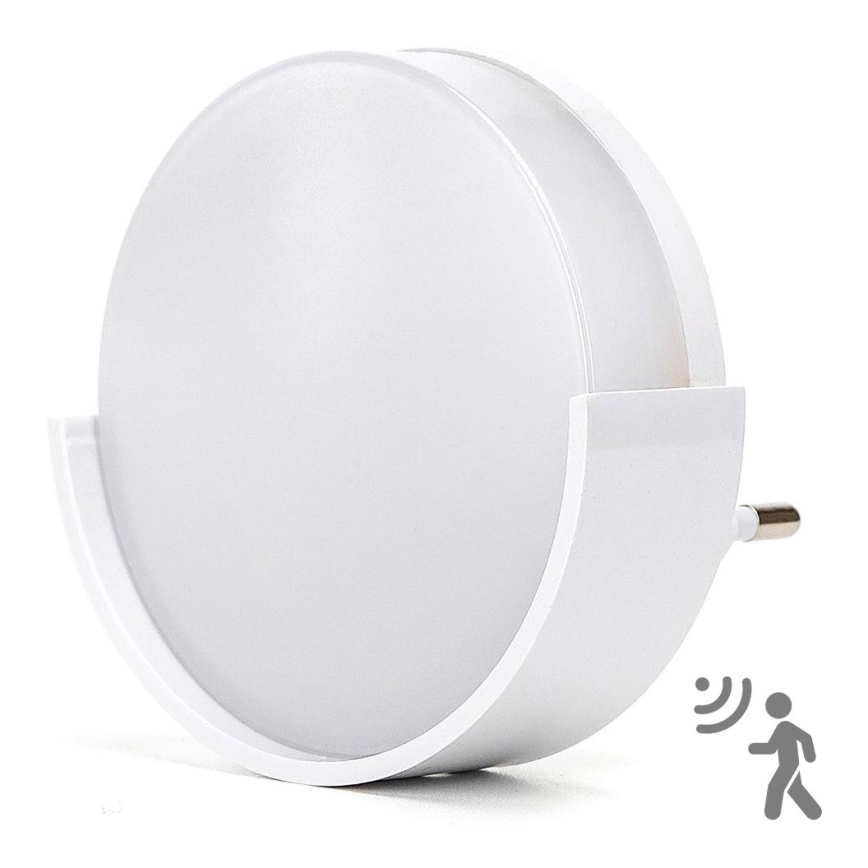 Aigostar - LED Nočné svetlo so senzorom súmraku LED/1W/230V 6500K okrúhly