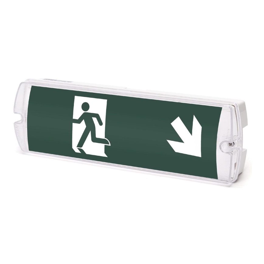 Aigostar - LED Núdzové svietidlo EMERGENCY EXIT LED/4W/230V IP65 6500K 600mAh