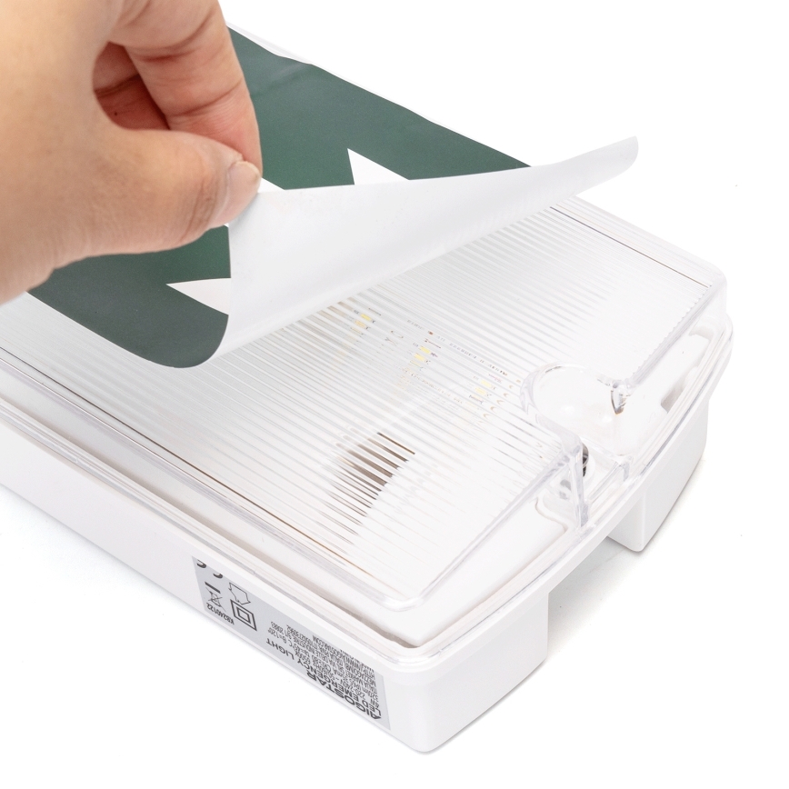 Aigostar - LED Núdzové svietidlo EMERGENCY EXIT LED/4W/230V IP65 6500K 600mAh