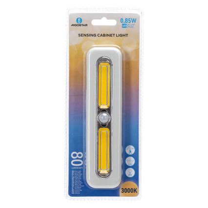 Aigostar - LED osvetlenie skrine s pohybovým senzorom LED/3xAAA 3000K biela